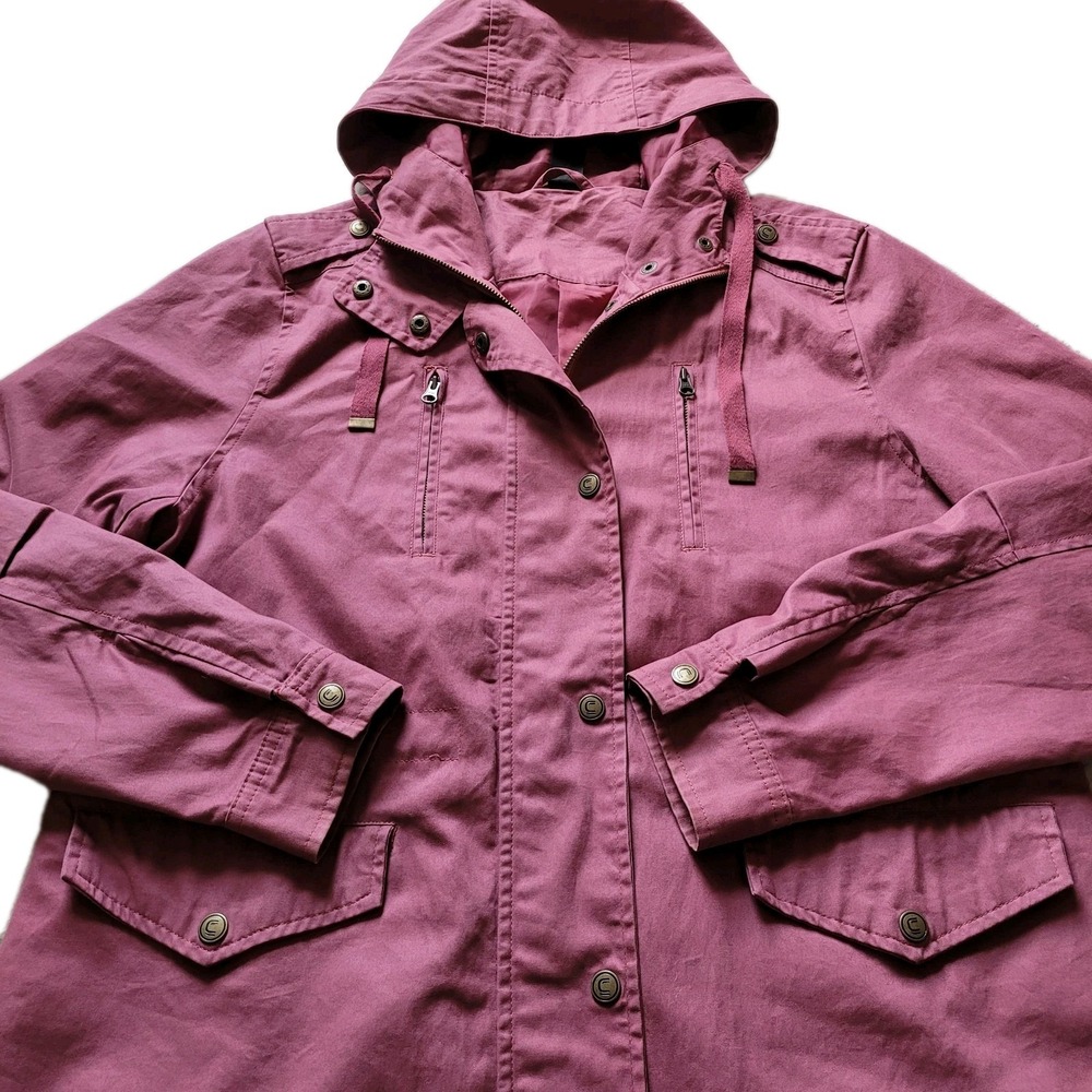 Girls With Guns Secret Sadie Hooded Field Coat - Ccw Gun Pockets - Mauve - L View 2